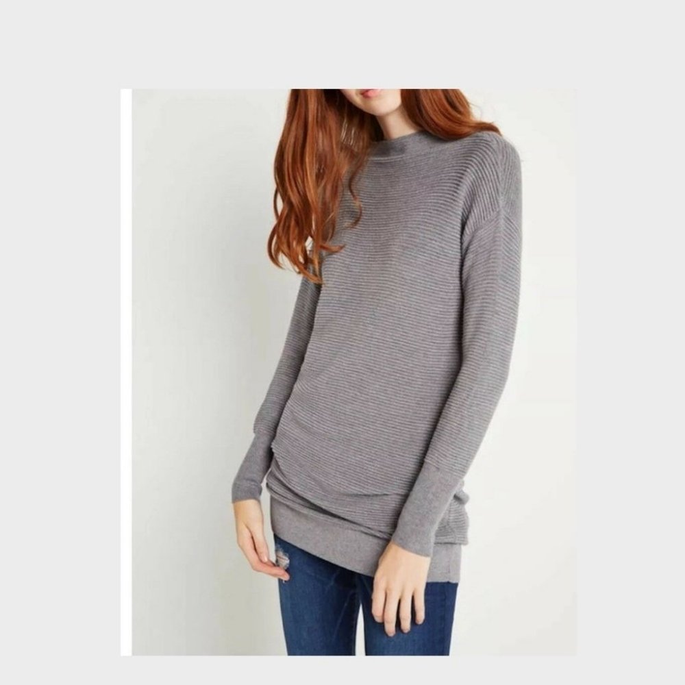 Bcbgeneration Tunic Gray Sweater - image 5